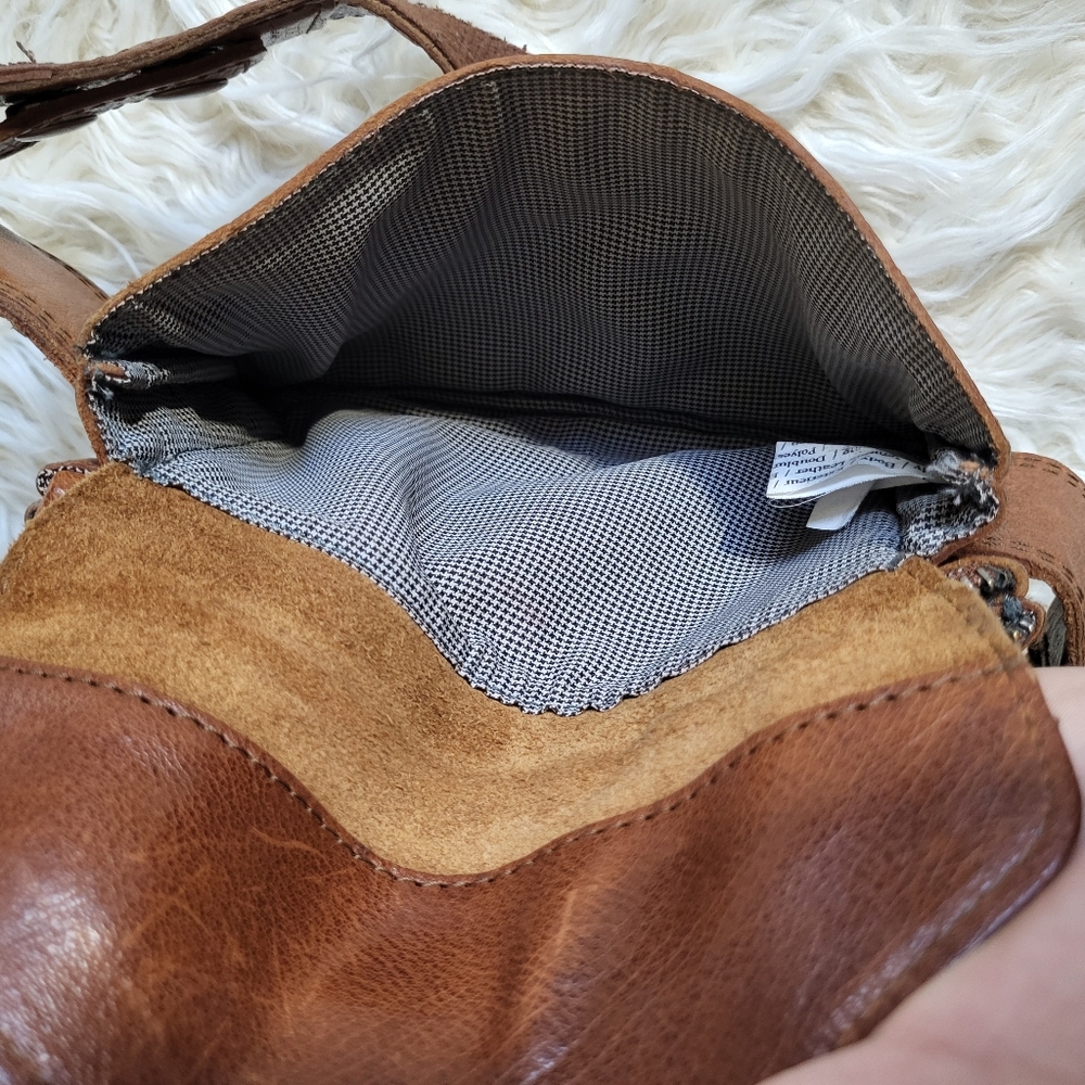 Spikes and Sparrow Leather Brandy Belt/Waist Brown Bag - Picture 12 of 16
